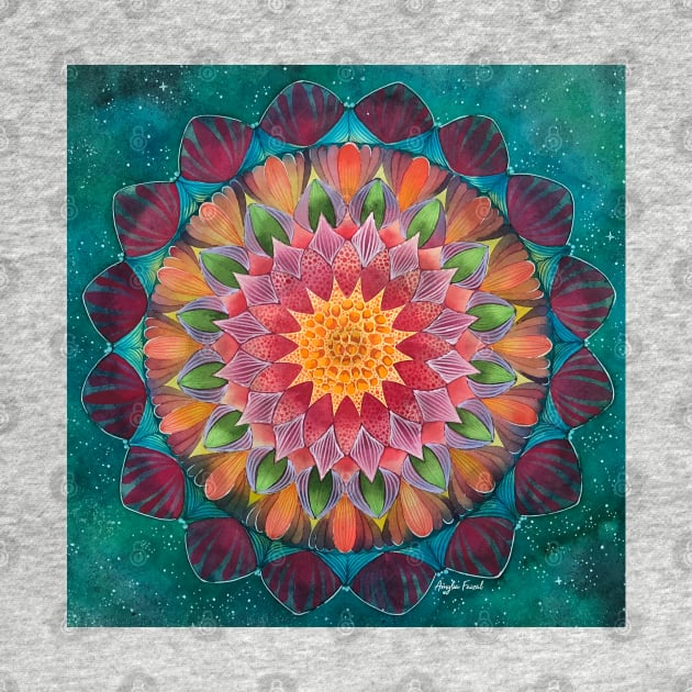 Green Mandala by amyliafaizalart